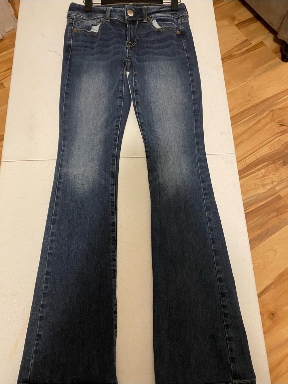 American Eagle Outfitters Dark Blue Flare Jeans